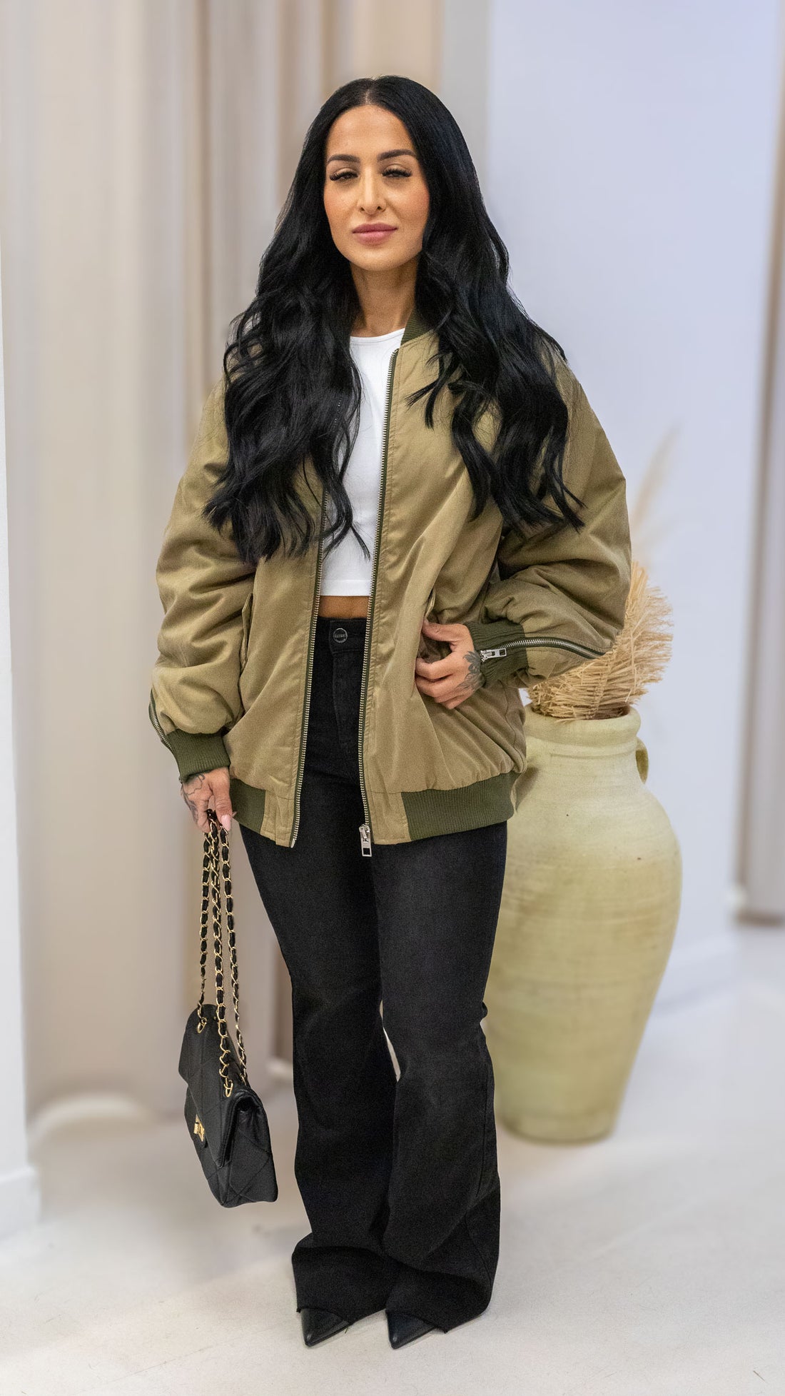 HYFVE GREEN BOMBER JACKET