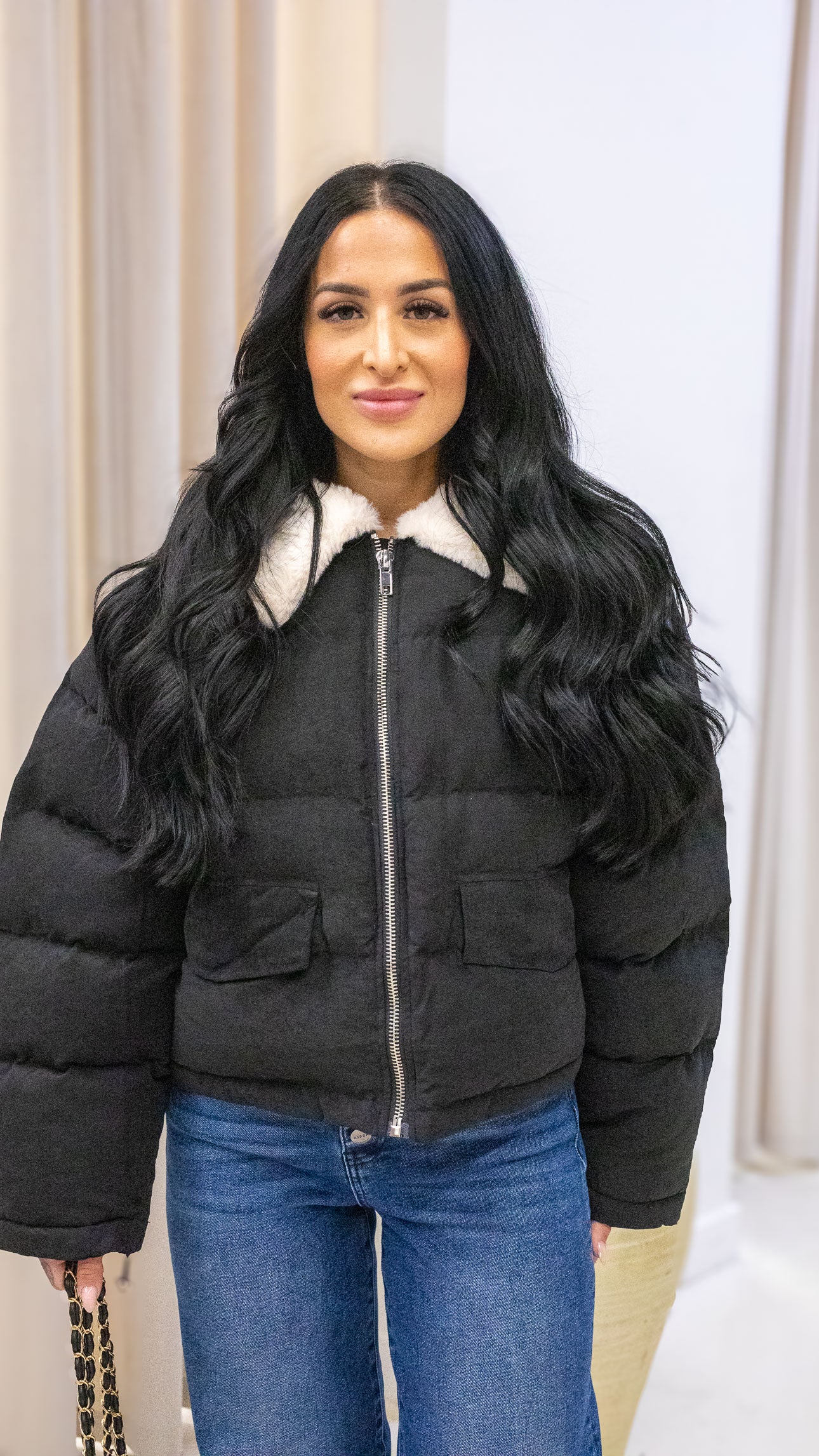 MONICA PUFFER COAT (BLACK)