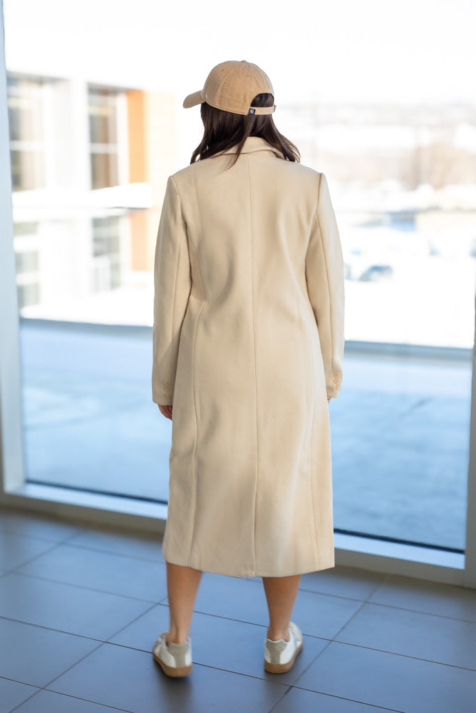 NEW STEVIE DRESS COAT (IVORY)