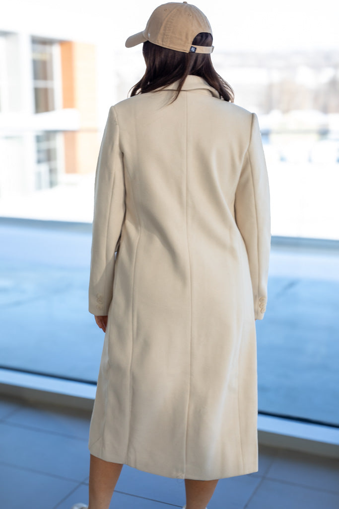 NEW STEVIE DRESS COAT (IVORY)