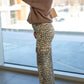 NEW SASHA ANIMAL PRINT CARGO JEAN