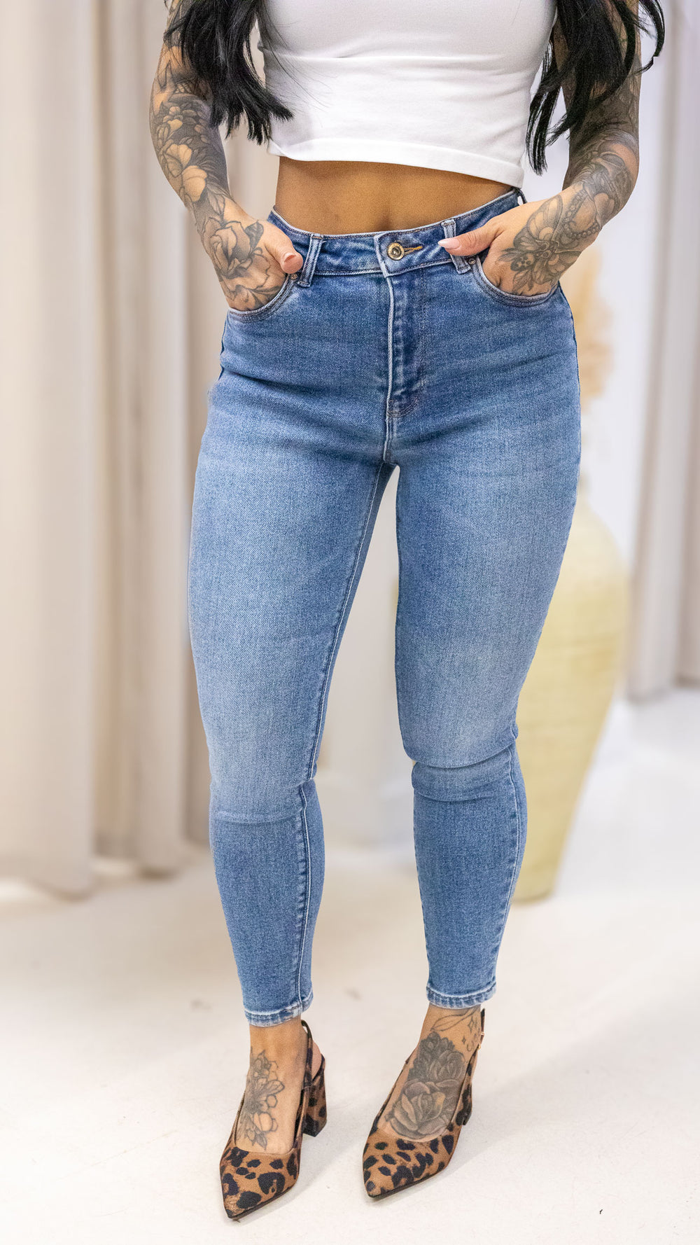 MILA SKINNY JEANS | ONLY (INSEAM 34)