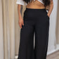 NEW HARLOW WIDE LEG PANT (BLACK)