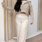 NEW HARLOW WIDE LEG PANT (CREAM)