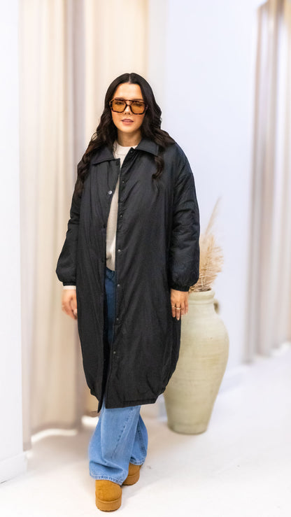 LONG COAT | BLACK