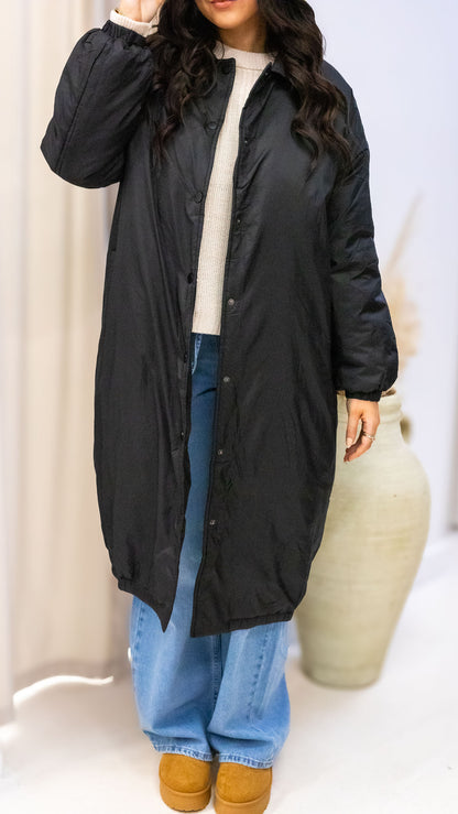 LONG COAT | BLACK