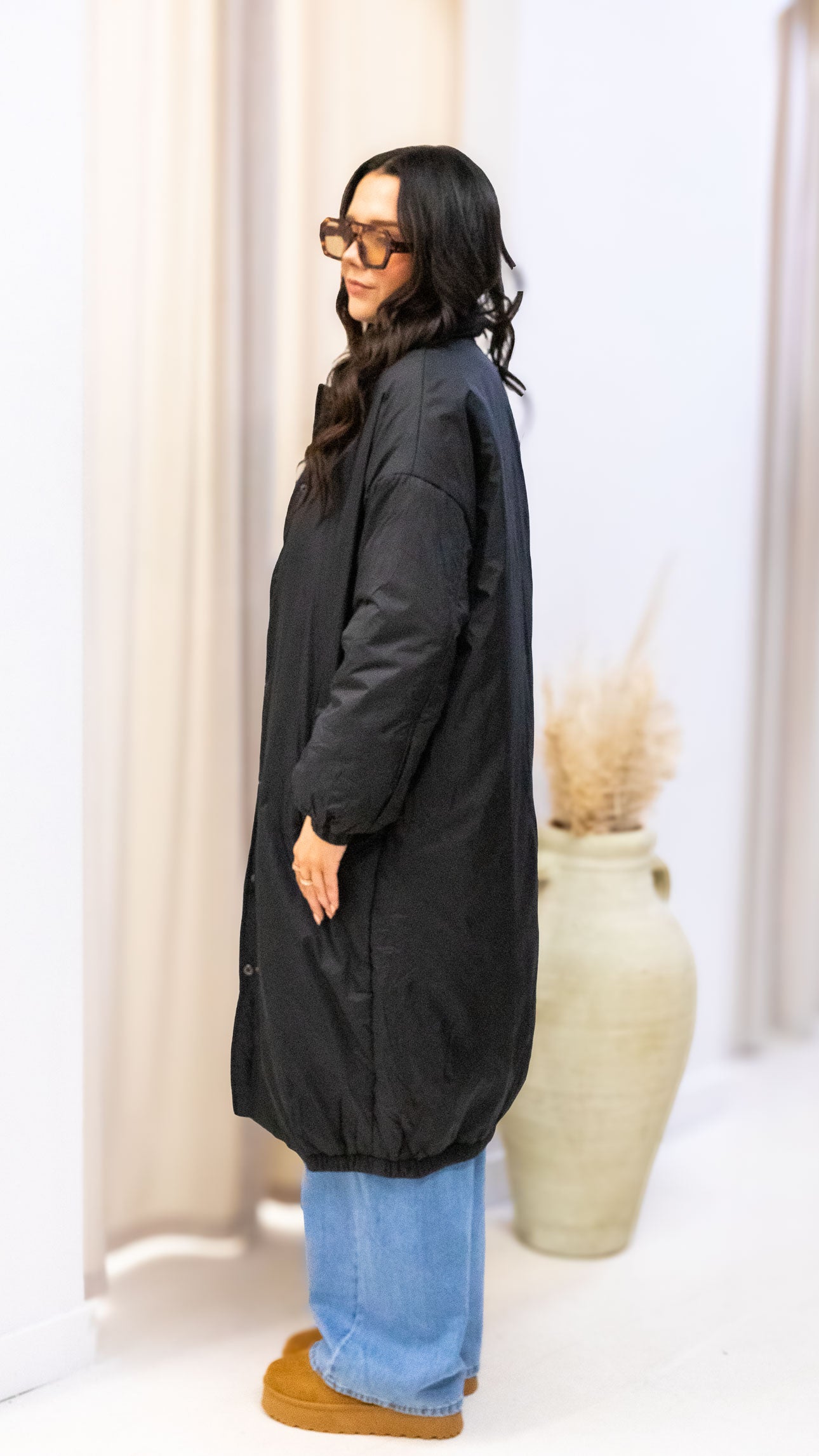 LONG COAT | BLACK