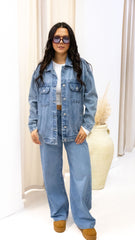 AMANDA OVERSIZED DENIM JACKET | RISEN