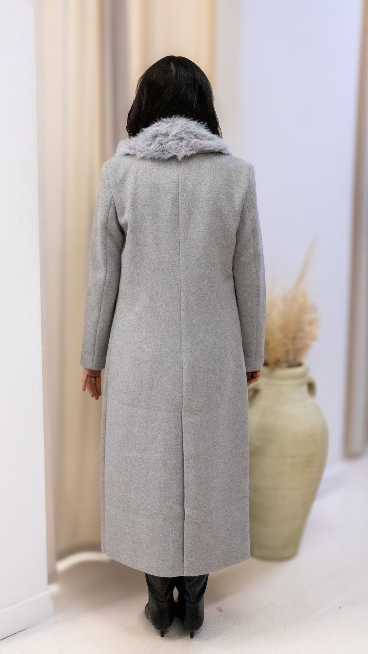 FAUX FUR DRESS COAT | ONLY