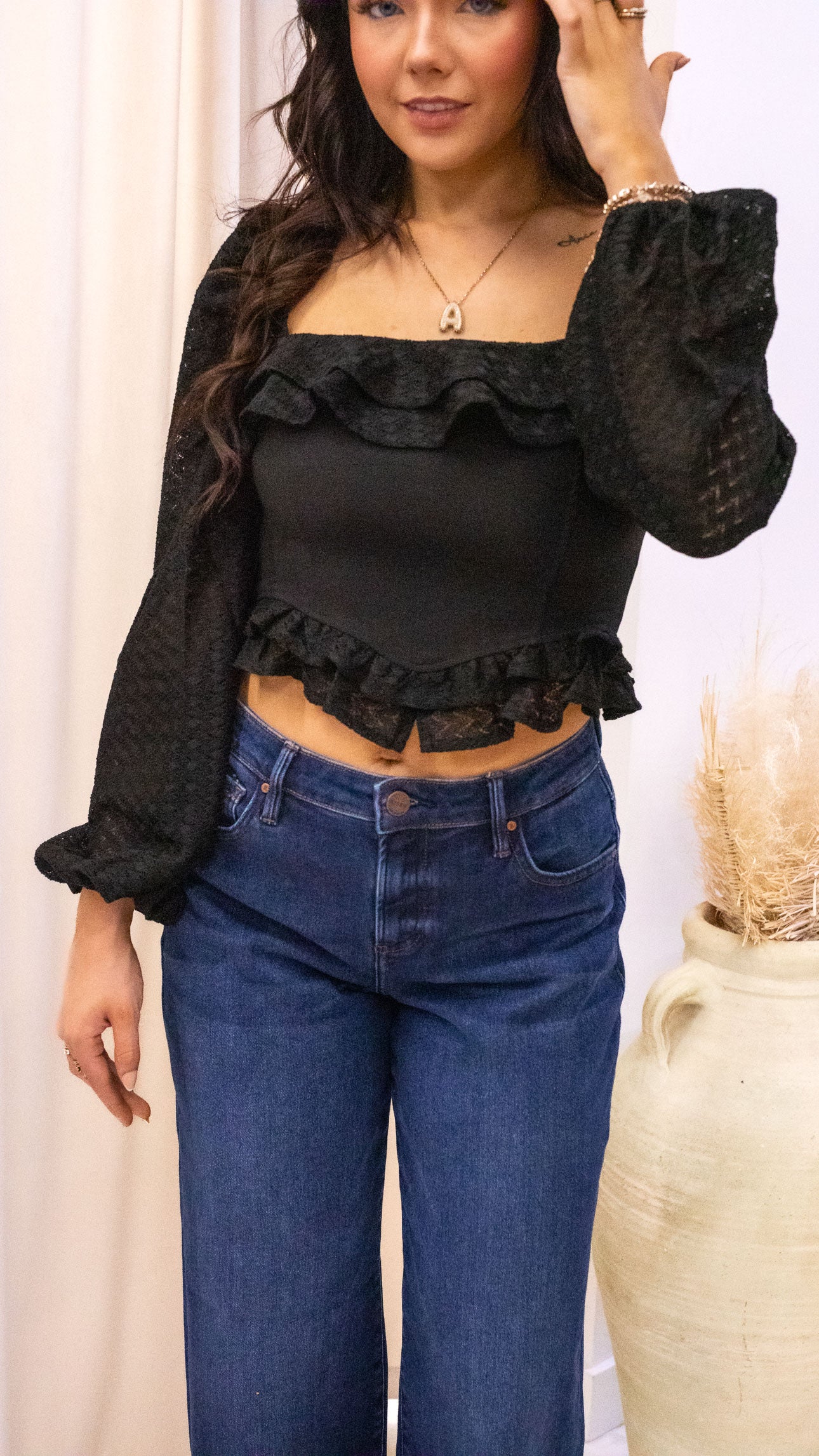 KALI CORSET TOP (BLACK)