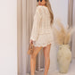 NEW MONTE KNIT SWEATER AND SHORTS SET (IVORY)