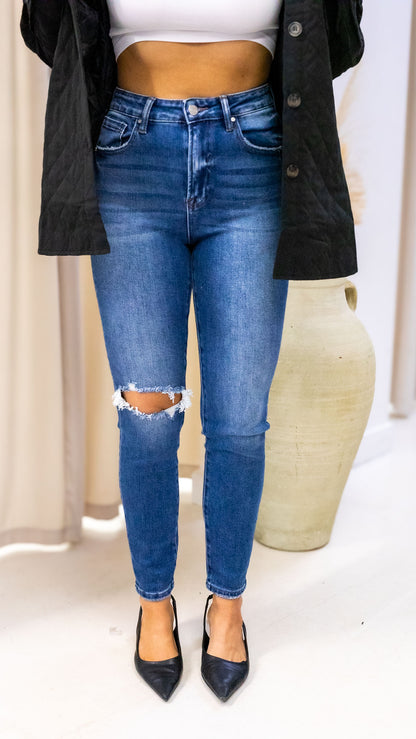 KELLY SKINNY JEAN MID WASH | RISEN