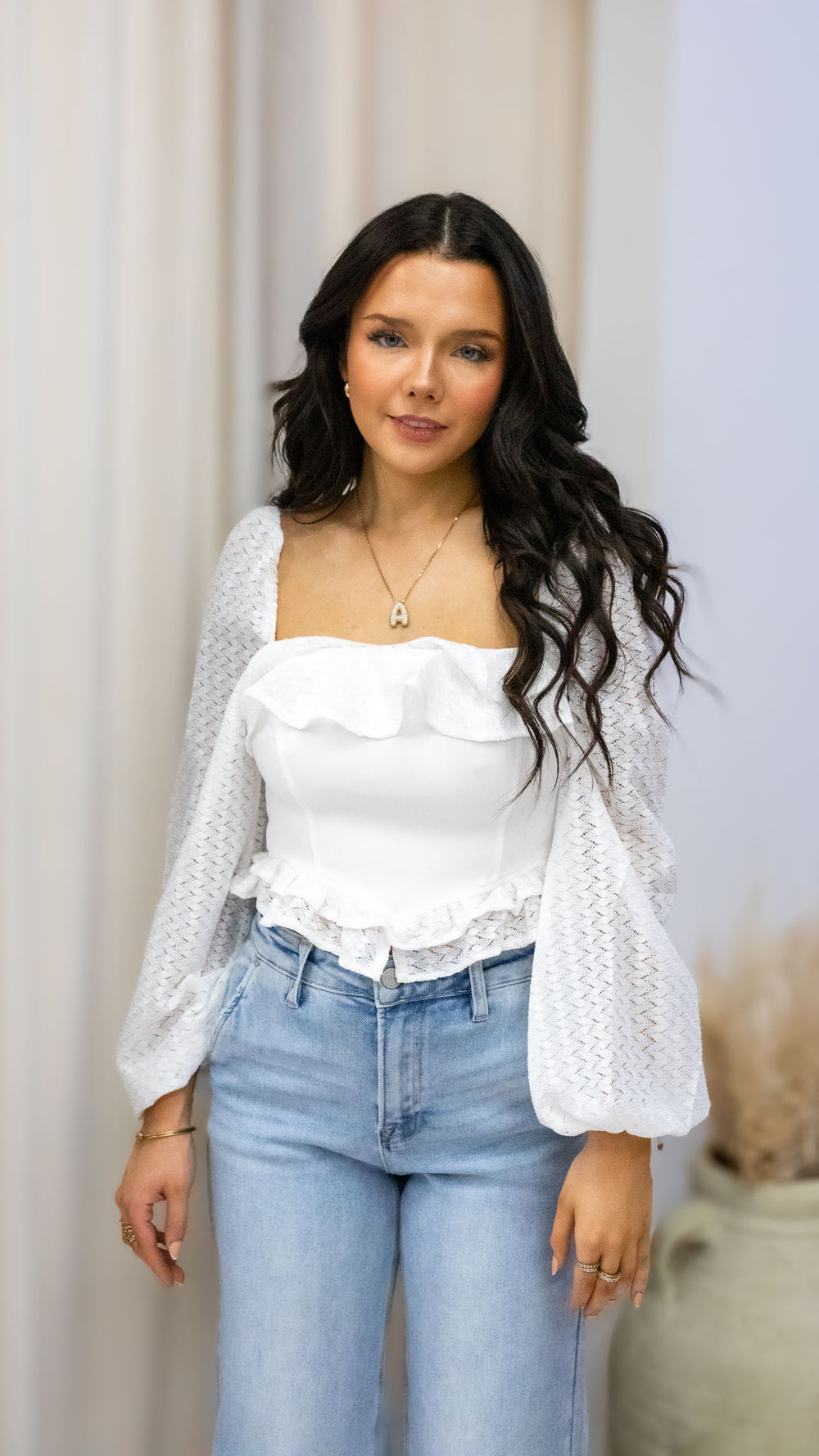 KALI CORSET TOP (WHITE)