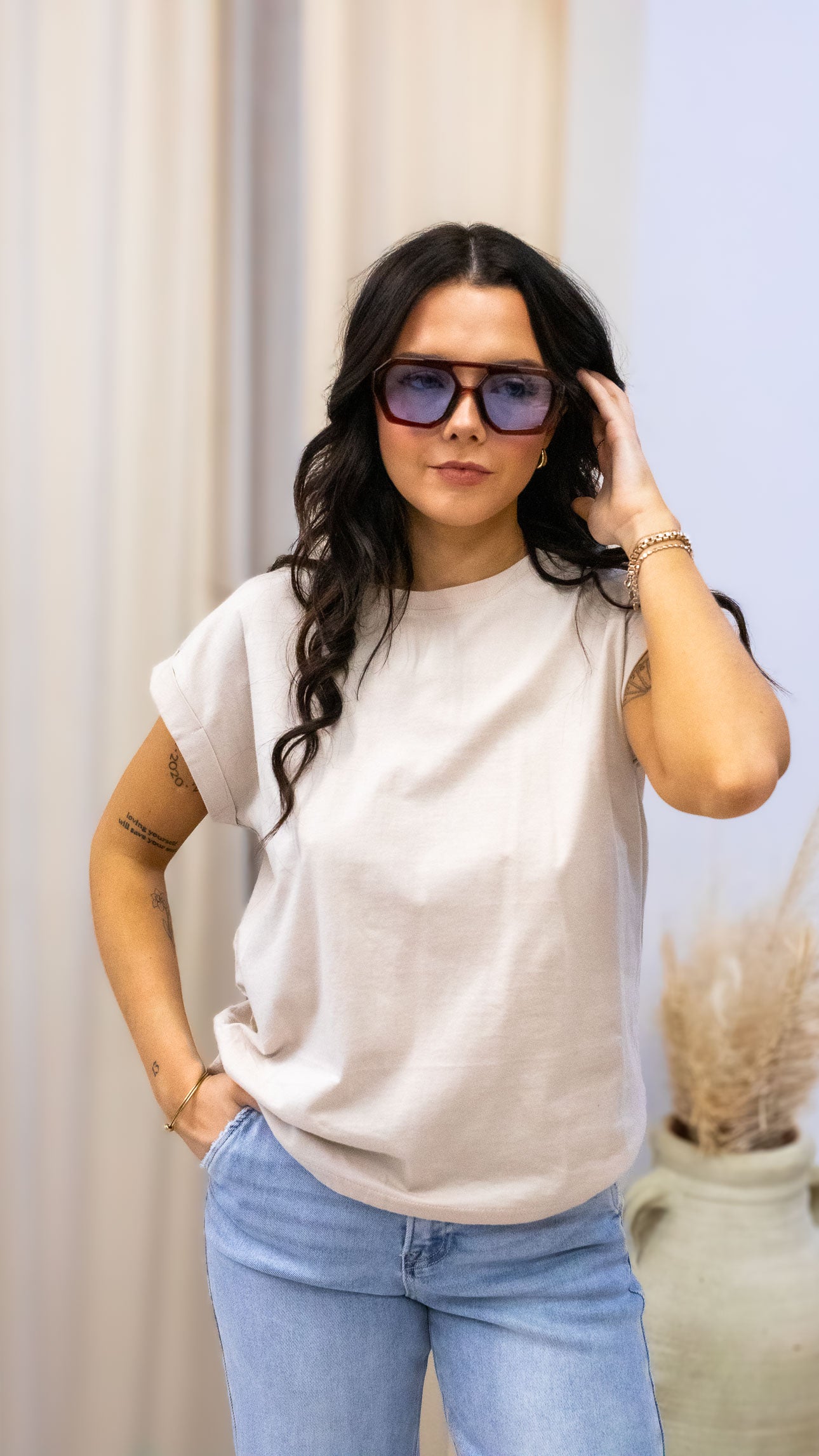 WILLOW T-SHIRT (BEIGE)