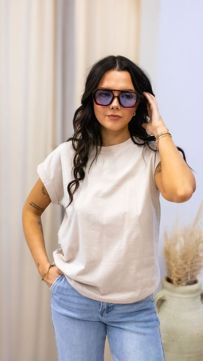 WILLOW T-SHIRT (BEIGE)