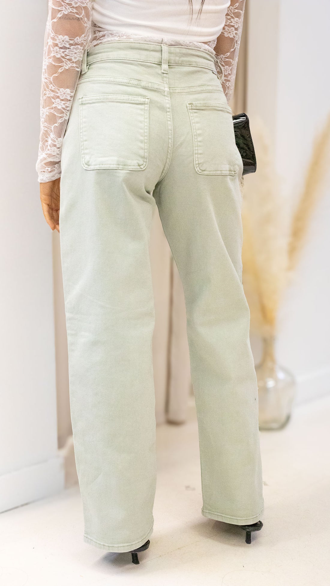 SAGE TUMMY CONTROL SLOUCHY ANKLE BAGGY PANTS
