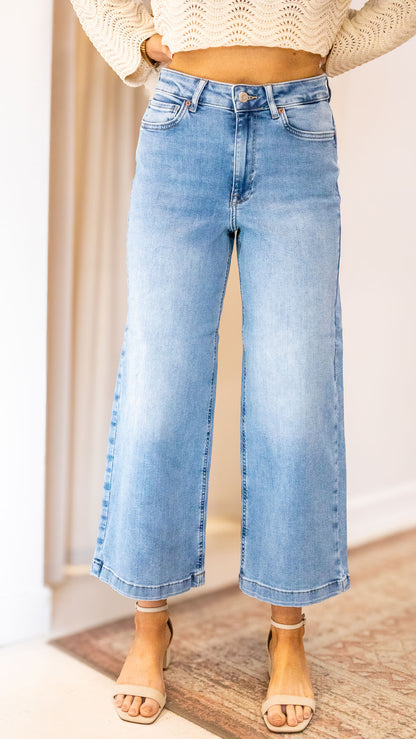 ONLMADISON BLUSH HW CP WD DNM CRO371NOOS | ONLY