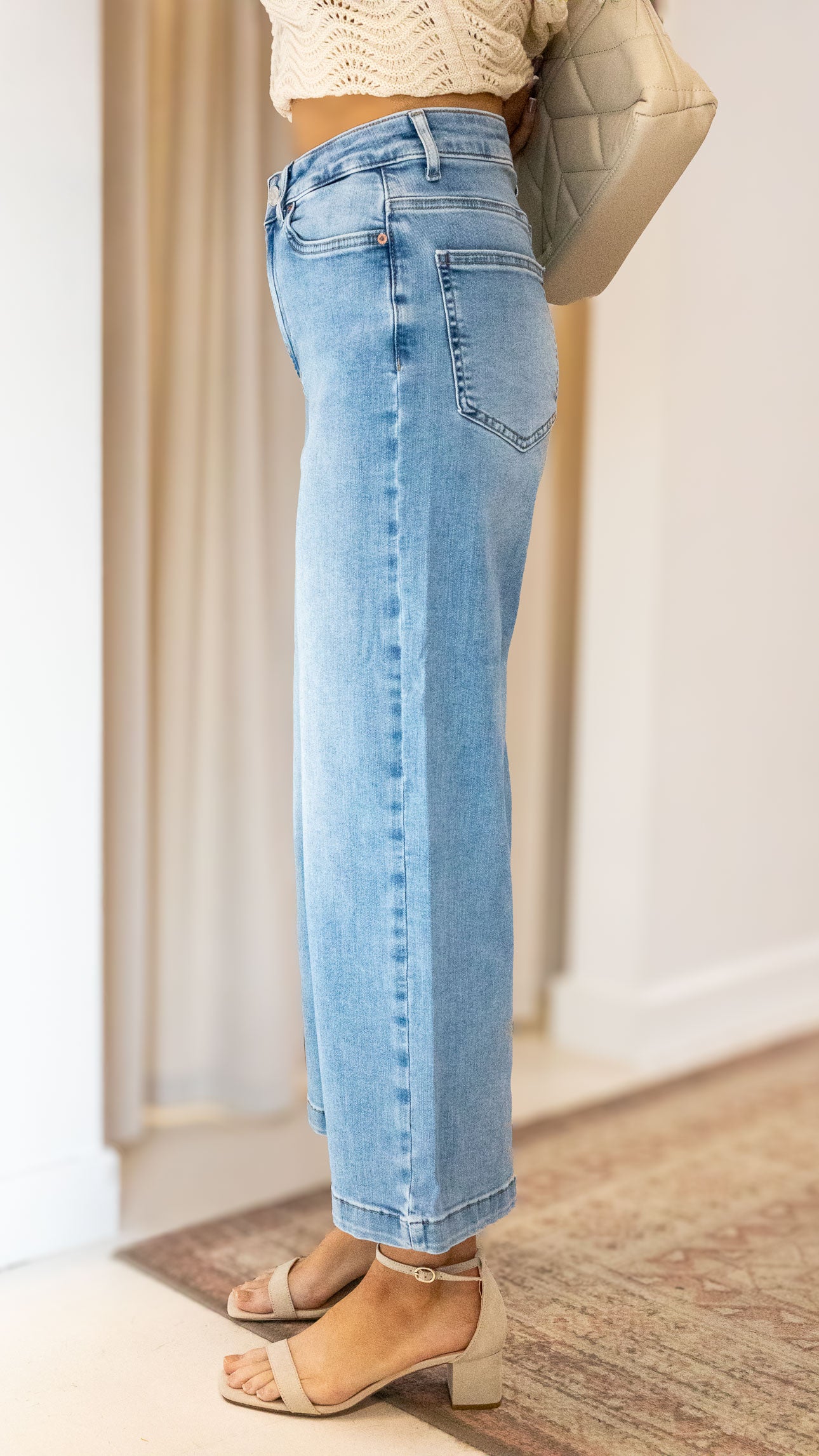 ONLMADISON BLUSH HW CP WD DNM CRO371NOOS | ONLY