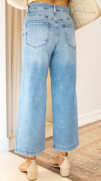 ONLMADISON BLUSH HW CP WD DNM CRO371NOOS | ONLY