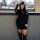 NEW BROOK MINI LACE DRESS (CURVY)