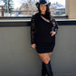 NEW BROOK MINI LACE DRESS (CURVY)