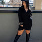 NEW MASON MINI FRINGE DRESS (CURVY)
