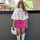 NEW COWBOY BOOT GRAPHIC T-SHIRT (WHITE)