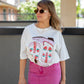 NEW COWBOY BOOT GRAPHIC T-SHIRT (WHITE)
