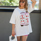 NEW COWBOY BOOT GRAPHIC T-SHIRT (WHITE)