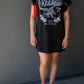FREEBIRD GRAPHIC T-SHIRT MINI DRESS (BLACK)