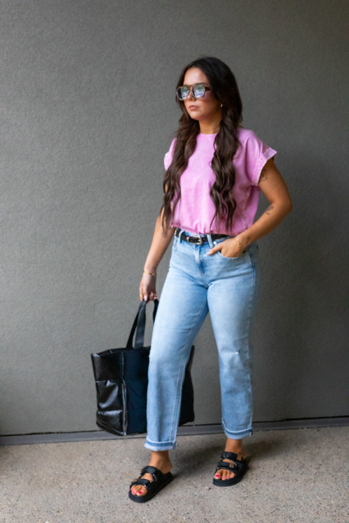 NEW FRANKIE STRAIGHT LEG JEANS