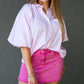 CARO STRIPED BLOUSE (PINK)