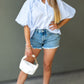 CARO STRIPED BLOUSE (BLUE)