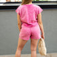 ZILLOW TWO PIECE ACID WASH SET (PINK)