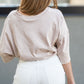 BALEY DENIM SHORTS (WHITE)
