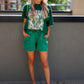 NEW GENINE JOGGER SHORT (GREEN)