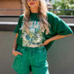 NEW GENINE JOGGER SHORT (GREEN)