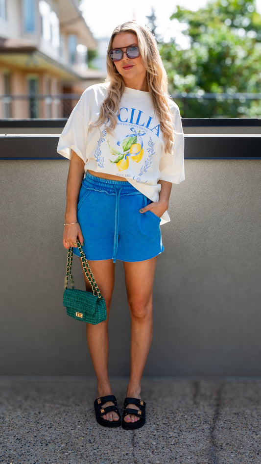 NEW GENINE JOGGER SHORT (BLUE)