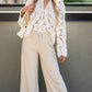 LORA LINEN STRAIGHT LEG PANT