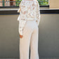 LORA LINEN STRAIGHT LEG PANT