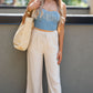 ELLA FRINGE BUSTIER TOP