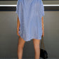 SIENA STRIPED SHORT SET (BLUE)