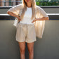 SIENA STRIPED SHORT SET (BEIGE)