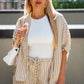 SIENA STRIPED SHORT SET (BEIGE)
