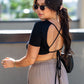 HANNA MAY CROP TOP (BLACK)
