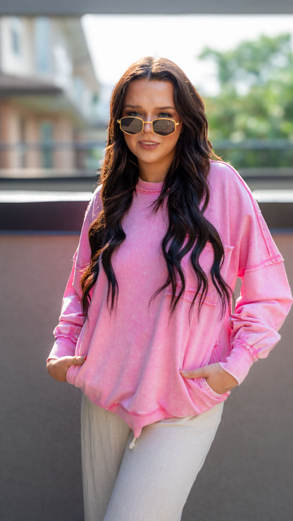 OAKLEE SWEATER | BEST SELLER | PINK