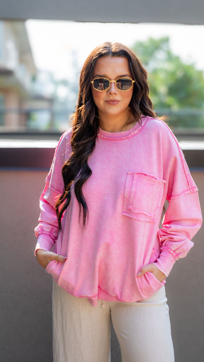 OAKLEE SWEATER | BEST SELLER | PINK