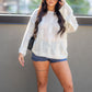 NEW WILLOW DISTRESSED JEAN SHORTS (BLUE)