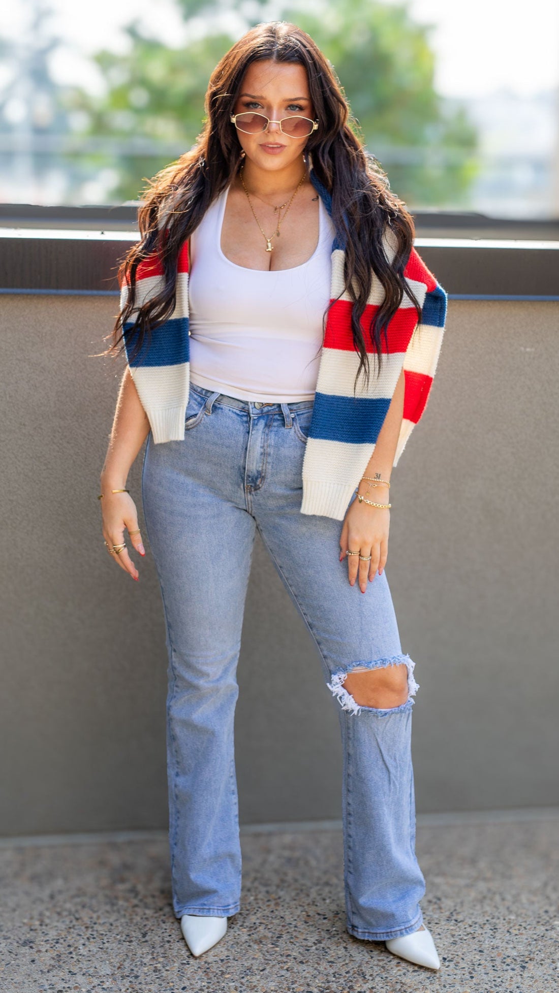 KENNEDY STRIPED SWEATER