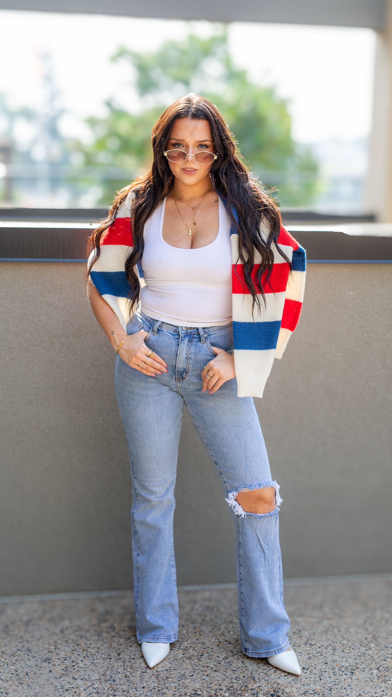 KENNEDY STRIPED SWEATER